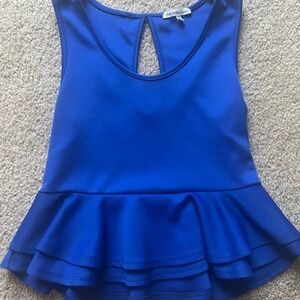 Charlotte Russe Royal Blue Top
